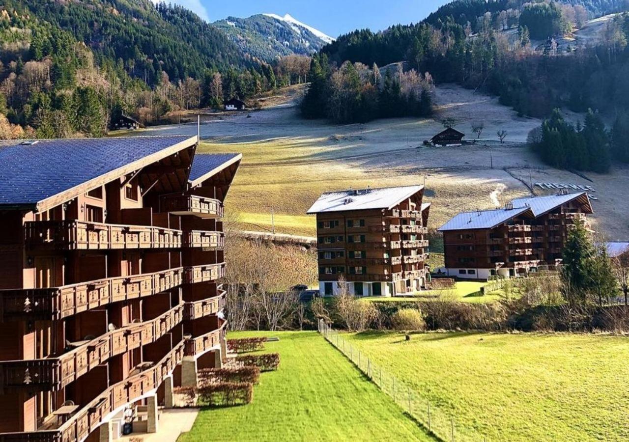 Aparthotel Mountain River Resort Val dʼIlliez Eksteriør bilde