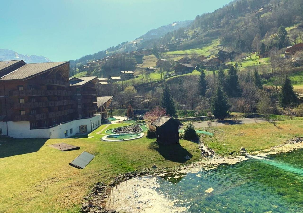 Aparthotel Mountain River Resort Val dʼIlliez Eksteriør bilde